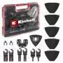 Einhell 708135 XL-PLUS-CASE BiM HSS Multifunction Tool Accessory Set, 10 Pieces