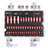 Einhell E-Case 92-Piece Workshop Tool Kit (370514) - Chrome Vanadium Steel, Black/Red