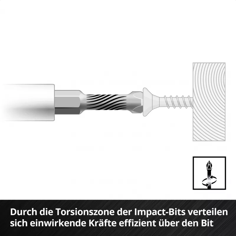 EINHELL-KWB Impact Bit Set in M-CASE, 39-Piece (with Sockets)
