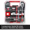 EINHELL-KWB Socket and Bit Set 1/4 inch 37-Piece in L-CASE