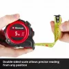 EINHELL-KWB Tape Measure, 5 m (Black/Red)