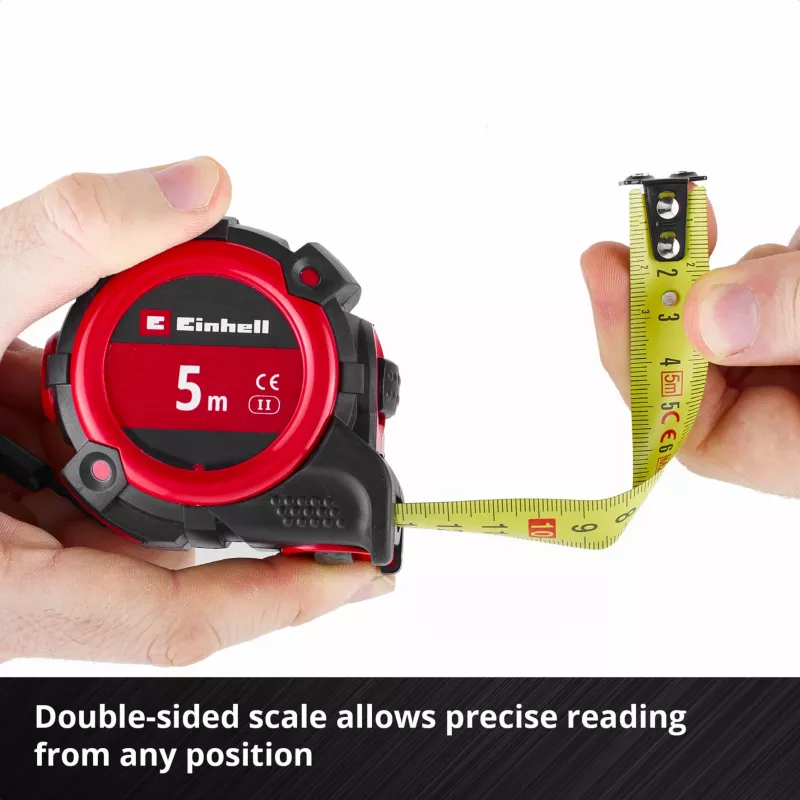EINHELL-KWB Tape Measure, 5 m (Black/Red)