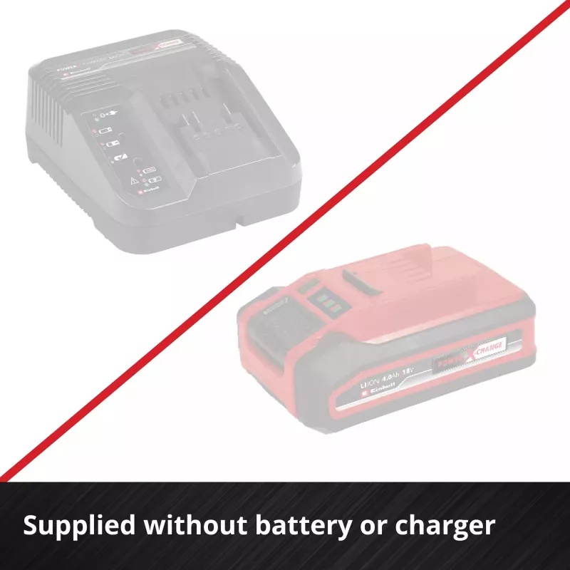 EINHELL Power X-Change Cordless Joint Cleaner GE-CC 18/110 Li E-Solo, 18V (Red/Black, without Battery and Charger)