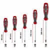 Einhell Screwdriver Set PZ, 5-Piece (Red/Black, Ergonomic Two-Component Handles)