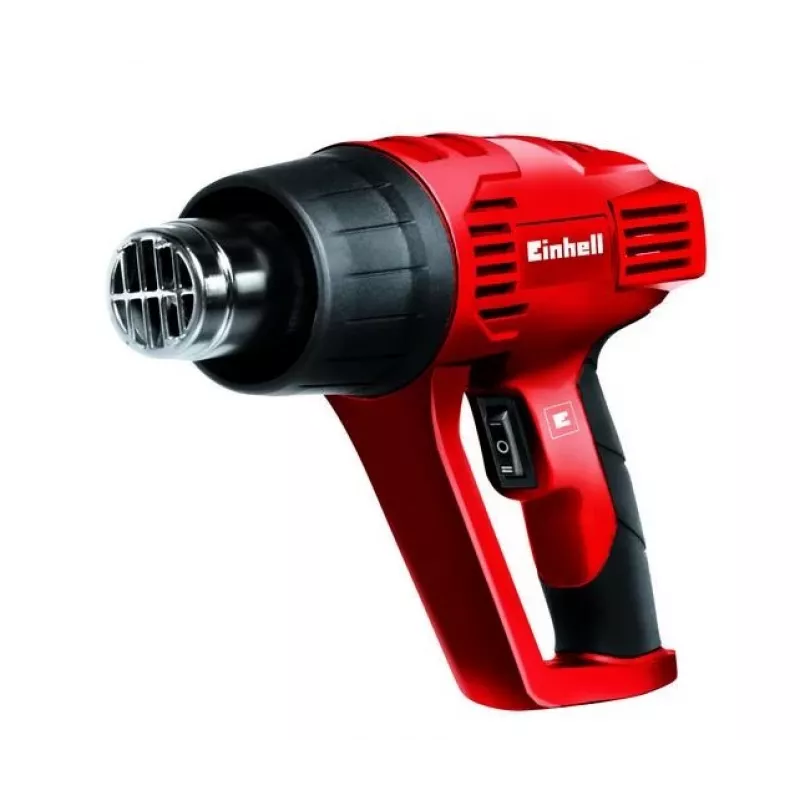 Einhell TC-HA 2000/1 Hot Air Gun 2000 W 550°C 500 l/min with 4 Nozzles and Scraper Red