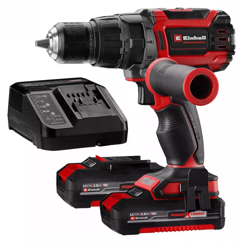 Einhell TP-CD 18/70 Li-i BL Cordless Impact Drill – 18V Brushless, 70 Nm, 2-Speed, 2x4.0Ah Li-Ion Kit