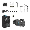 EJEAS K1Pro+ Motorcycle Intercom with 1080P Recorder - Single Intercom