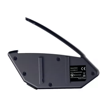 EJEAS MS20 Motorcycle Intercom with Bluetooth 5.1, 1000m Range, IP65, CVC Noise Cancellation, HD Stereo Speakers, FM Radio, USB-C, Up to 20h Talk Time