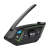 EJEAS MS8-SE Bluetooth Motorcycle Intercom - 8 Riders, 1.5km Range, IP65, 20h Talk Time