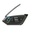EJEAS MS8-SE Bluetooth Motorcycle Intercom - 8 Riders, 1.5km Range, IP65, 20h Talk Time