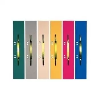 ELBA Filing Strip Manila Cardboard Green for DIN A4, 60/80 mm Punching, 1 Piece 100091151