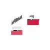 ELBA Suspension File Index Card with Locking Mechanism and 2 Full-View Tabs, A4, White 98150
