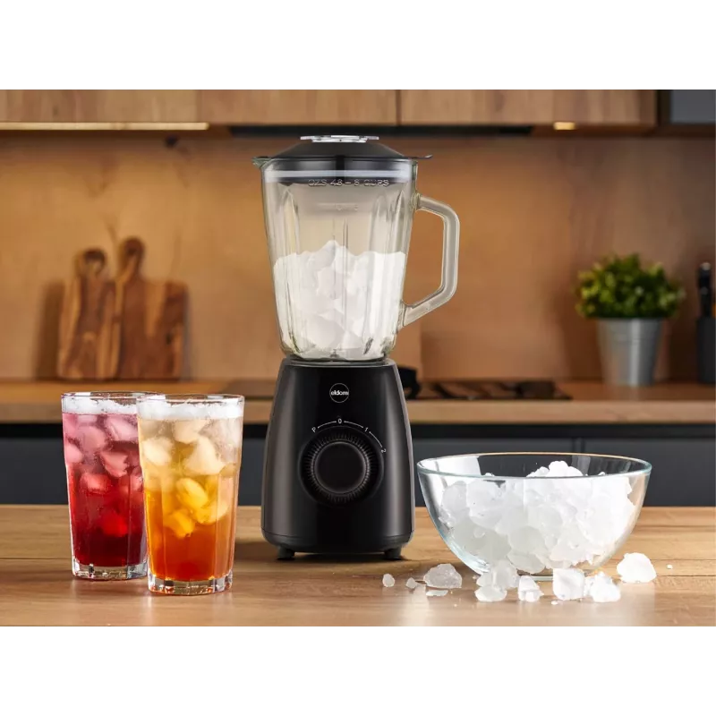 ELDOM BK6 NOXAR Cup Blender 500W Black 2x600ml Tritan Bottles Pulse