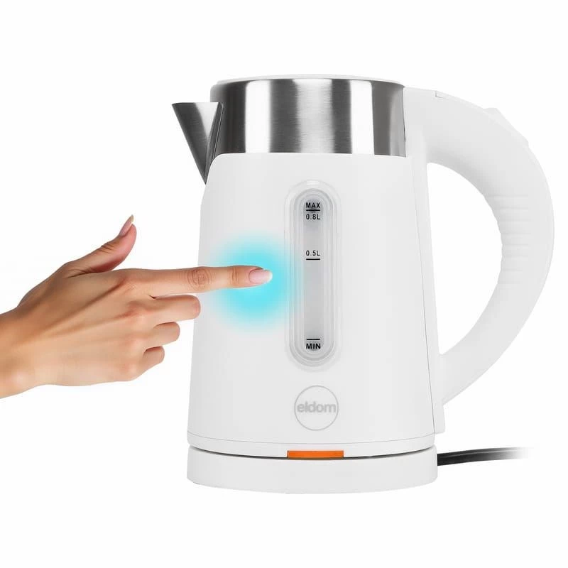 ELDOM C185B Tripo Cordless Electric Kettle 0.8 L 1000 W White