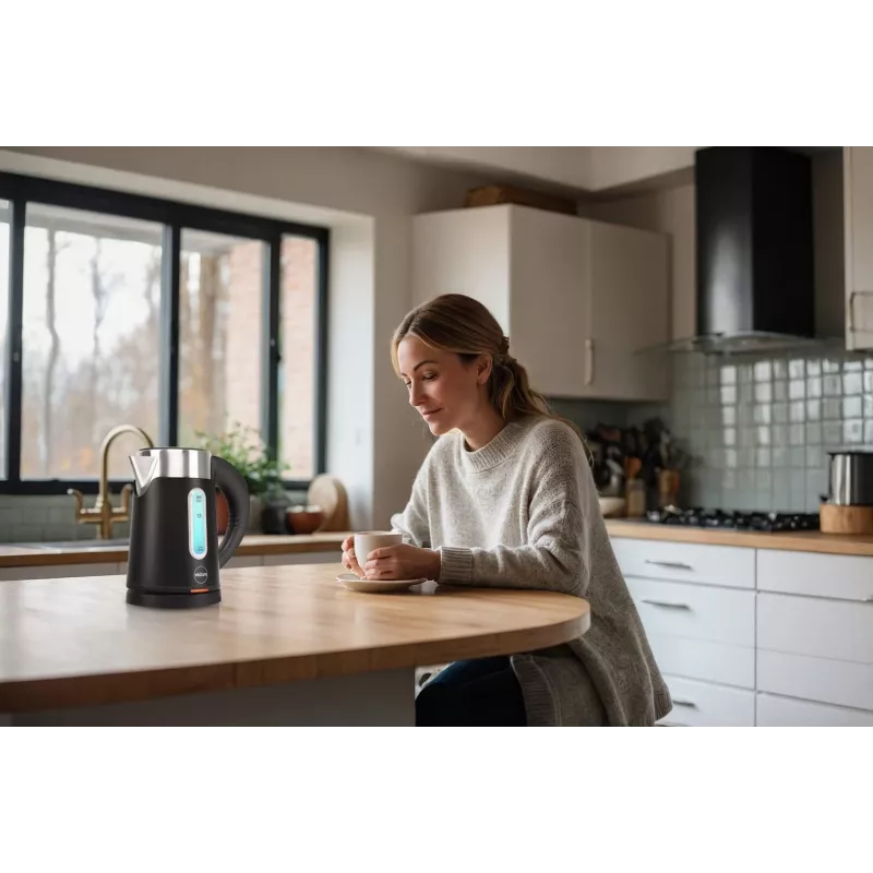 ELDOM C185C TRIPO Cordless Kettle 0.8 L 1000 W Black