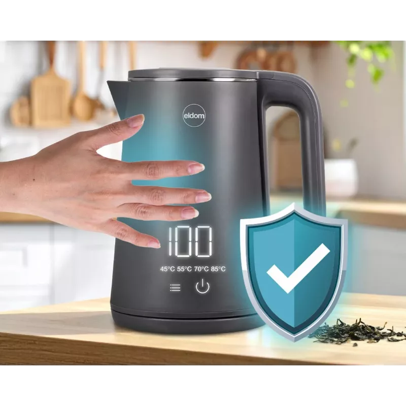 ELDOM C515S Cordless Kettle Gray 1.8L 2000W