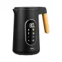 ELDOM C550 Wireless Temperature Control Kettle, 1.7 L, 2200 W, Stainless Steel, 5 Preset Programs, Keep Warm, LED Display, Black