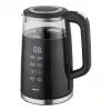 ELDOM C560 Nuvia Cordless Kettle with Temperature Control, 1.7 L, 2200 W, LED Display, Stainless Steel/Black