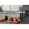 ELDOM C560 Nuvia Cordless Kettle with Temperature Control, 1.7 L, 2200 W, LED Display, Stainless Steel/Black