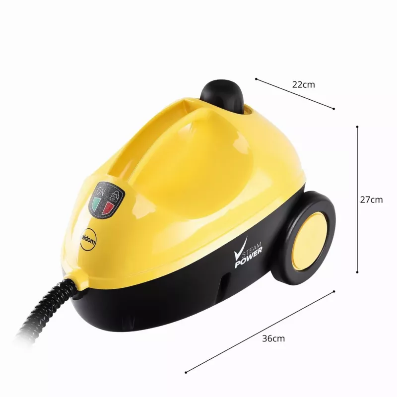 ELDOM CM2000 Vapuro Steam Cleaner - 2000W, 4 Bar, 1.5L Stainless Steel Boiler, Multi-Surface Cleaning with 8 Accessories