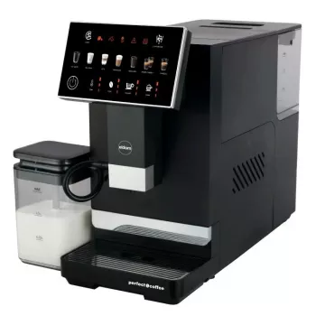 ELDOM ECA10 Automatic Pressure Coffee Machine, 7 Programs, 19 Bar, 1450 W, 1.8 L Water Tank, Bean-to-Cup, LCD, Black