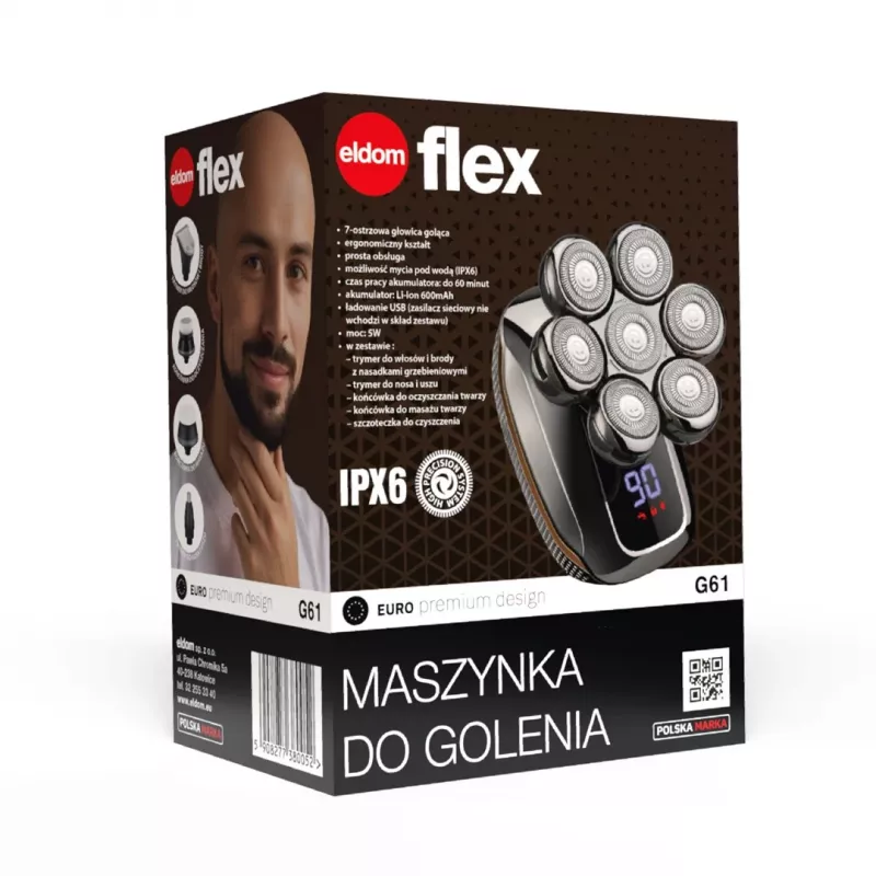 ELDOM Electric Face and Head Shaver 5-in-1 G61