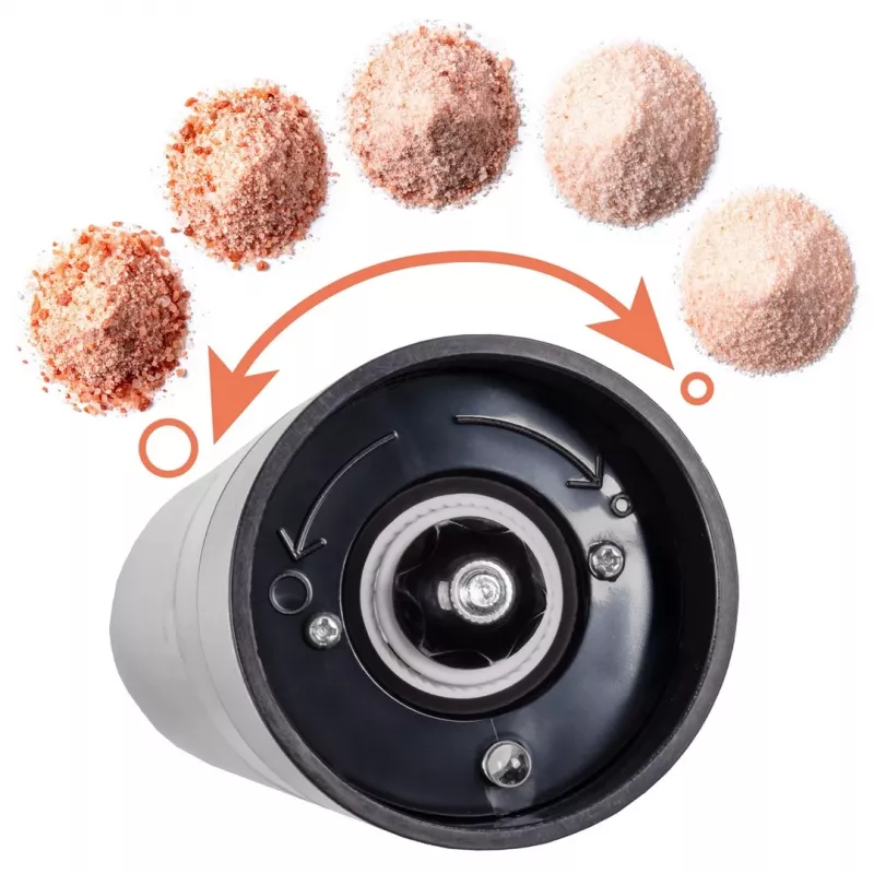 ELDOM MP24 Electric Grinder for Pepper, Salt and Spices Silver