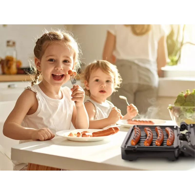 Eldom GK110 Contact Grill 2000 W Black/Silver