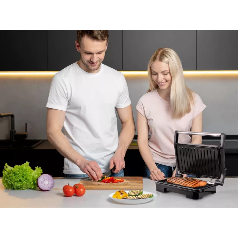 Eldom GK110 Contact Grill 2000 W Black/Silver