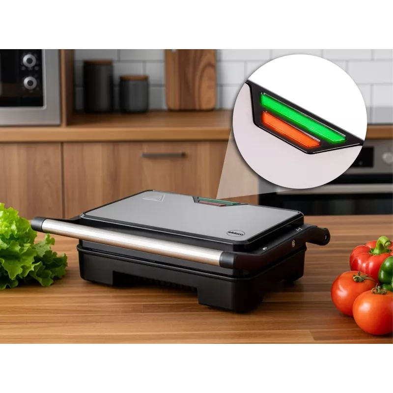 Eldom GK110 Contact Grill 2000 W Black/Silver