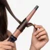 ELDOM HS12 Hair Curler with Digital Temperature Control, Ceramic Barrel, 5 Heat Settings, LCD Display, Auto Shut-off, 25mm Barrel, Black/Silver