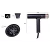 ELDOM HT270 BRIZO Hair Dryer 2200W Ionic Super-Silent 3 Heat Settings Cool Shot Auto-Cleaning Black