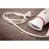 ELDOM HT82R Hair Dryer 1200W Foldable Handle, 2 Heat & Speed Settings, Cool Shot, White/Blue