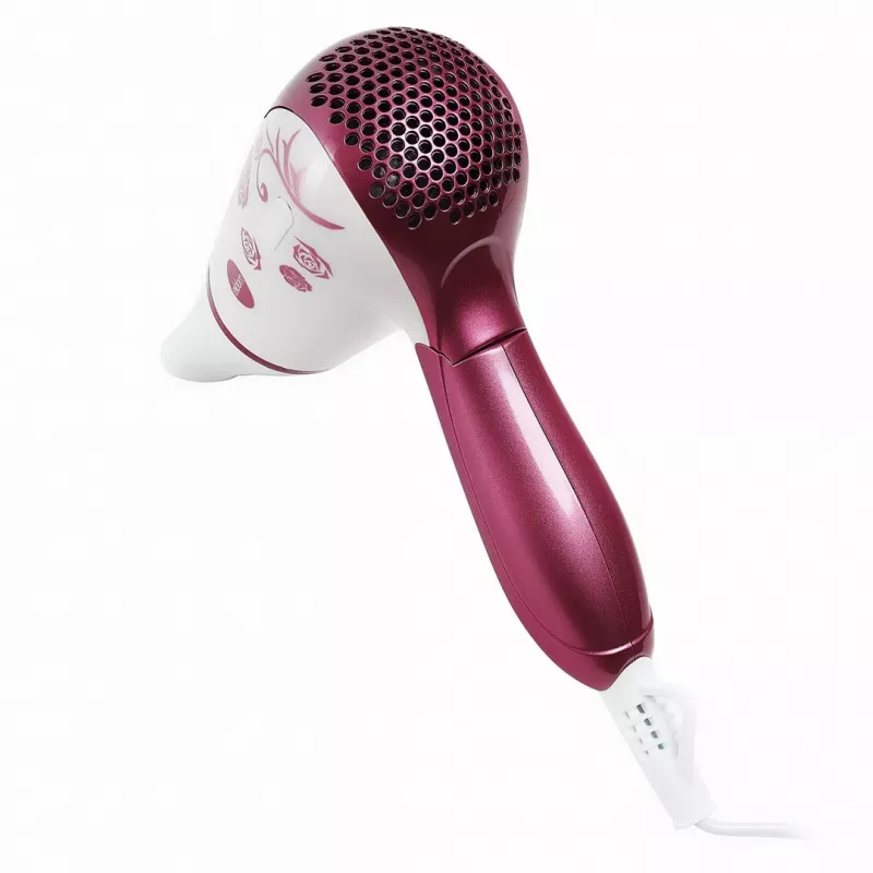 ELDOM HT82R Hair Dryer 1200W Foldable Handle, 2 Heat & Speed Settings, Cool Shot, White/Blue