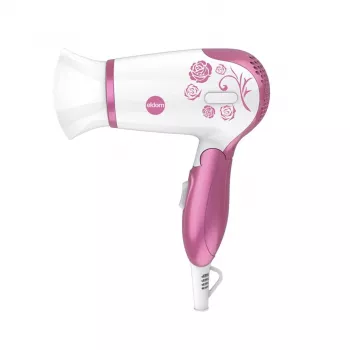 ELDOM HT82R Hair Dryer 1200W Foldable Handle, 2 Heat & Speed Settings, Cool Shot, White/Blue