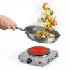 ELDOM PG13 Electric Single Hot Plate 1500W Cast Iron White