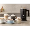 ELDOM SI560C Milk Frother Black - 500W Automatic Hot & Cold Frothing, 300ml Heating, Stainless Steel