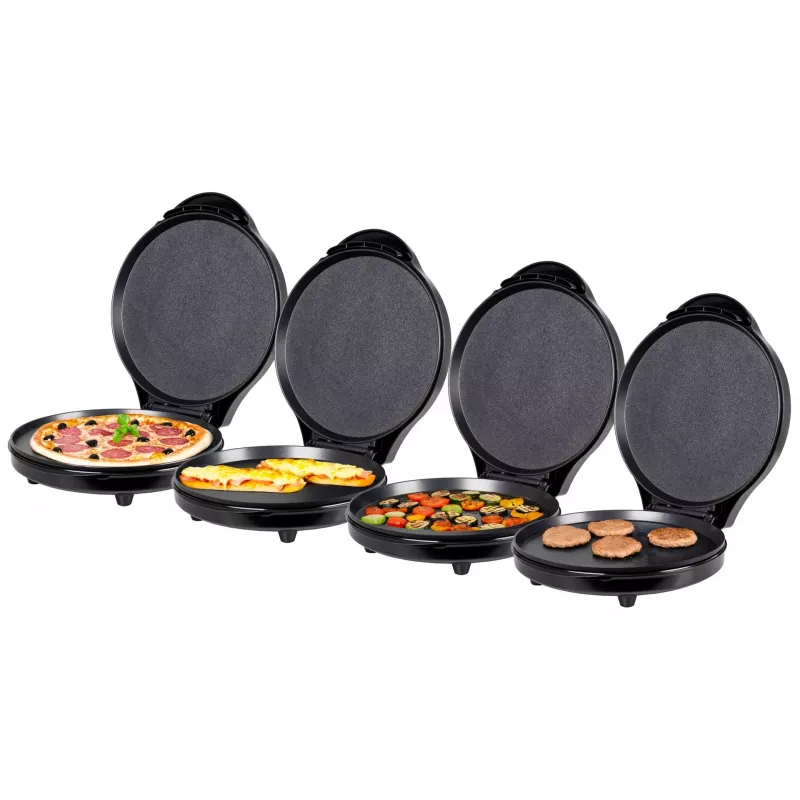 ELDOM ST1000 Electric Pizza Maker 1450W Black 30cm Non-Stick