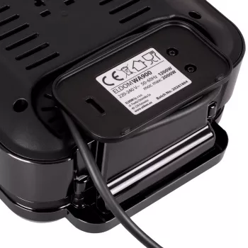 ELDOM WA900 Waffle Iron 1200W Black