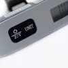 ELDOM WB10 Digital Luggage Scale 50 kg with Backlit LCD, Stainless Steel Hook, Tare & Hold Functions