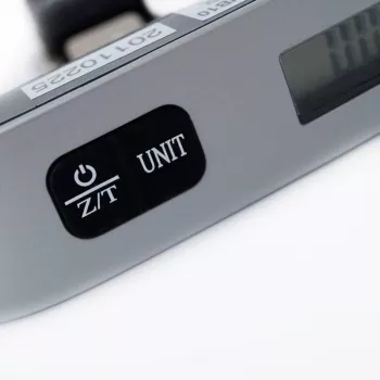 ELDOM WB10 Digital Luggage Scale 50 kg with Backlit LCD, Stainless Steel Hook, Tare & Hold Functions