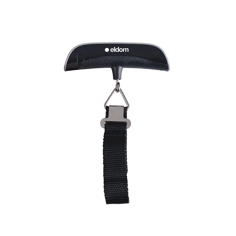 ELDOM WB10 Digital Luggage Scale 50 kg with Backlit LCD, Stainless Steel Hook, Tare & Hold Functions