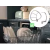 Eldom WRK1400 Planetary Robot Stand Mixer 1400W (1900W Peak) 6.5L Stainless Steel Bowl Black