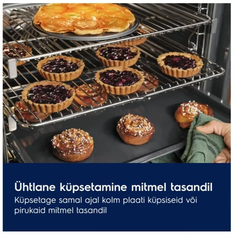 Electrolux EOF7P86H3 Built-in Electric Oven 71L Pyrolytic Self-Cleaning A+ Energy Class with SenseCook & SteamBake
