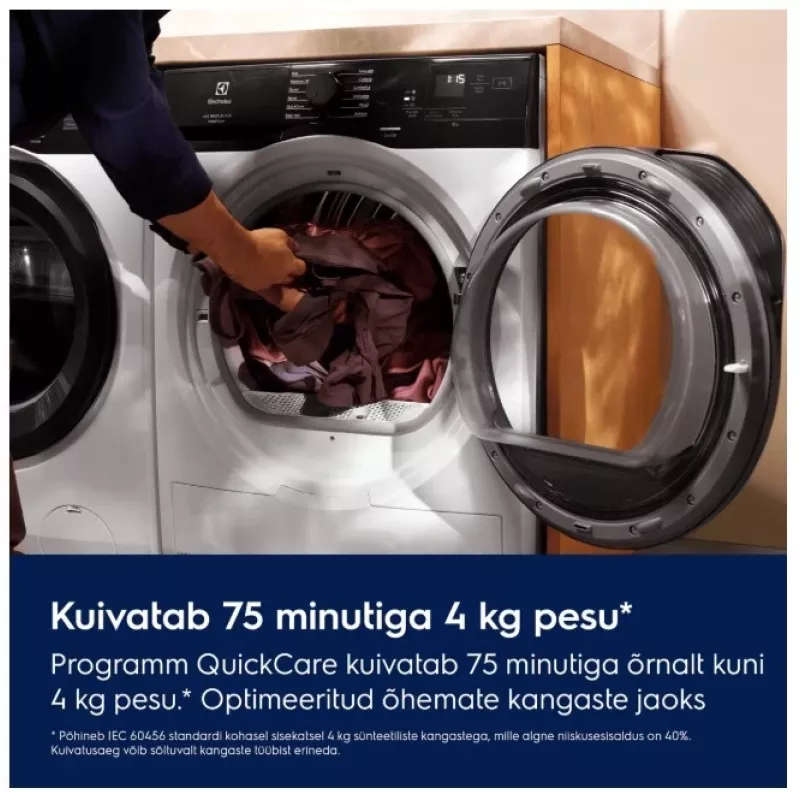 Electrolux EW6D98BEE Freestanding Washer Dryer, 8 kg Wash / 5 kg Dry, 1600 rpm, White