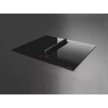 Elica Nikolatesla Fit BL/A/60 Built-in Induction Hob with Integrated Extractor, 60 cm, Black