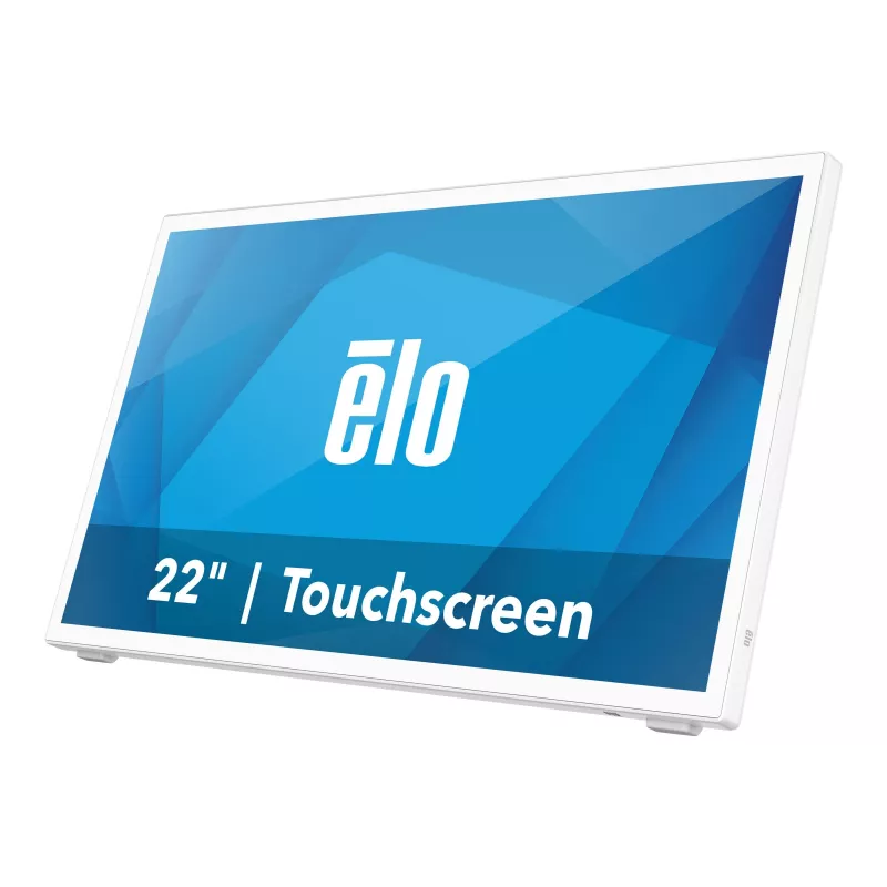 Elo Touch Solutions Elo 2270L 21.5 inch Full HD LCD Touch Monitor, PCAP, 10-Point, HDMI/DisplayPort/VGA, White