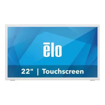 Elo Touch Solutions Elo 2270L 21.5 inch Full HD LCD Touch Monitor, PCAP, 10-Point, HDMI/DisplayPort/VGA, White