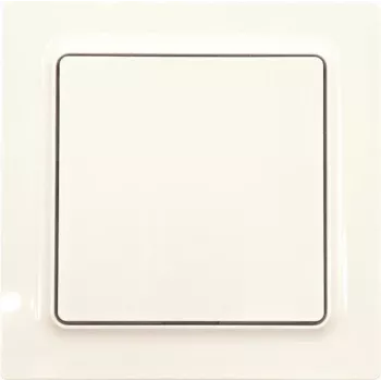 Eltako F2T55E-pg Wireless Pushbutton 2-Channel EnOcean Battery-Free Pure White Glossy 30055702