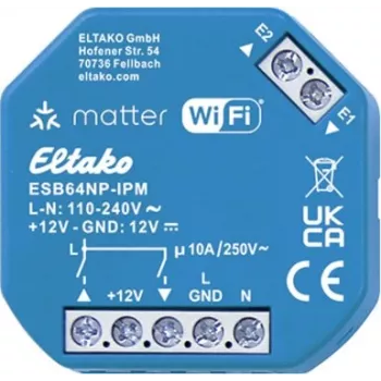 Eltako Shading Actuator IP 2-Channel DIN Rail Mount 230V AC 3A 30064019